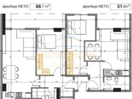 Shitet, Apartament 3+1+2, Unaza e re, Tirane