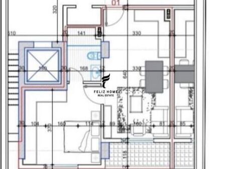 SHITET APARTAMENT 1+1 PASKUQAN 60.900 EURO  FH-69215
