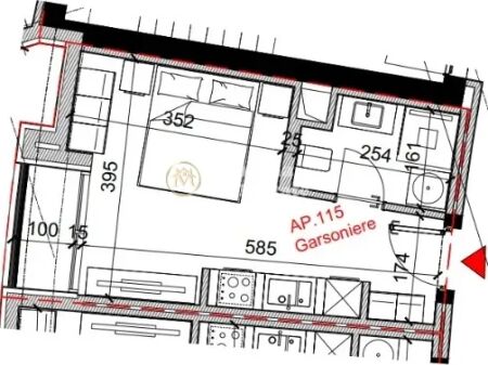 Shitje | Garsoniere | Rruga Bardhyl | 82800 €