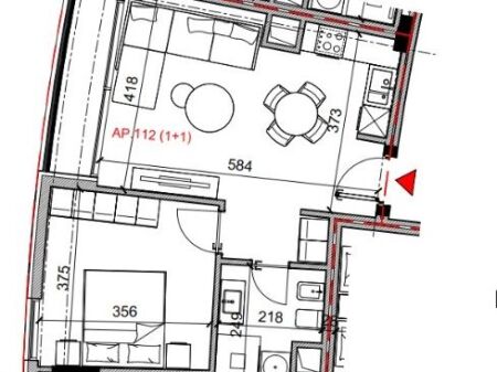 Vendita | Apartament 1 + 1 | Rruga Bardhyl | 165360 €