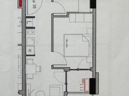 Shitet Apartament 1+1 Rezidenca Henke