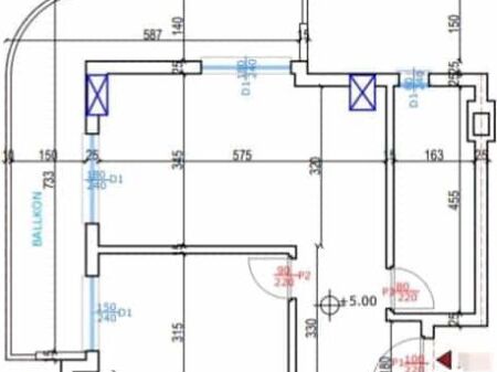 Apartament Ne Shitje 1+1 Ne Qerret (ID BDR30) Kavaje