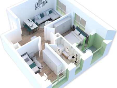 Apartament 2+1 me qera📍Ali Dem(prane Kaimit)