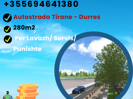 Jepet Toke me qera ne Autostraden Tirane Durres