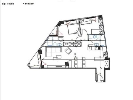 Apartament Ne Shitje 2+1 Prane Shkolles Se Baletit (ID B120837) Tirane