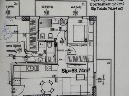 APARTMENT 1+1 FOR SALE – TIRANA PORTA E RE