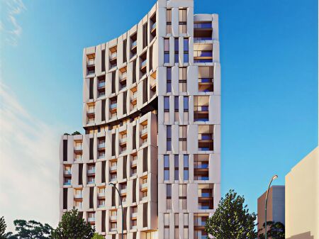 Shitet apartament 1+1 – Monolith Residence, Rruga Bardhyl !