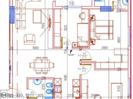 SHITET APARTAMENT 3+1+2 KAMEZ 104.000 EURO FH-69893