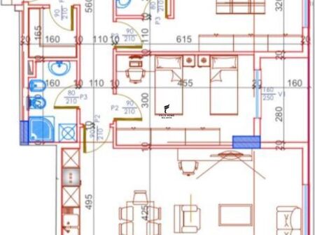 SHITET APARTAMENT 2+1+2 KAMEZ 102.100 EURO FH-69896