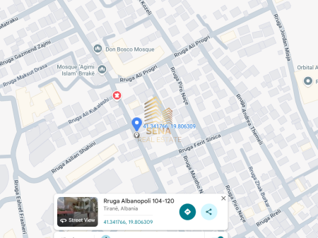 Rent, Apartment 1+1+balcony, Empty, Jordan Misja, 250 ALL/month