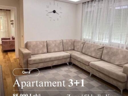 JEPET ME QERA APARTAMENT 3+1 – Tek Shkolla e Kuqe