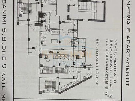 Shitet, Apartament 3+1+2, Shkolla e Baletit, Tiranë.