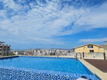 FOR SALE STUDIO 3+1+2+ VERANDA BEACH DURRES FRIGORIFERIT STREET PRIVATE COMPLEX