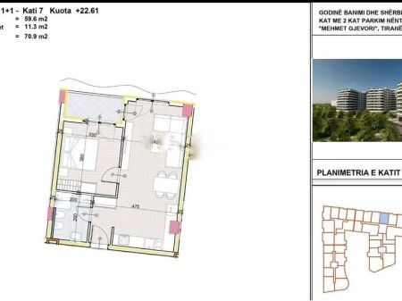 Ofrohet për shitje apartament 1+1 te Aluna Residence! 88,750 €