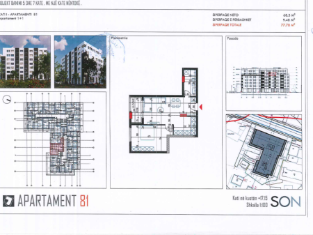 Shitet apartament në Paskuqan – Rruga “Demokracia”