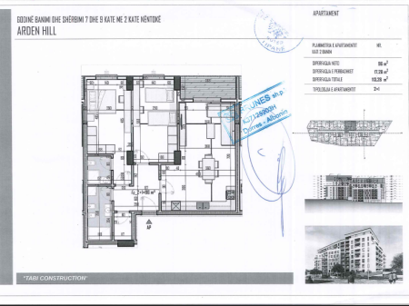Shitet apartament 2+1 në Paskuqan – Rezidenca Arden Hill