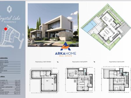 SHITET VILE LUKSOZE 507M2 "CRYSTAL LAKE RESIDENCE, LIQENI I FARKËS" 1.512.046 EURO