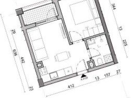 Jepet me Apartament 1+1 me Qera ,40.000 Lek , Fresk  