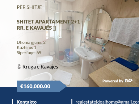 SHITET APARTAMENT 2+1 – RR. E KAVAJËS 🏡