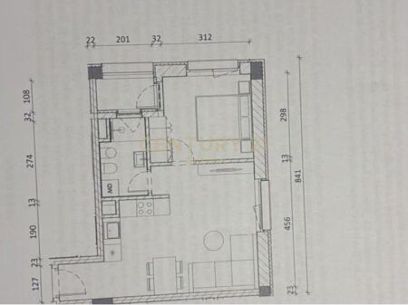 🏡 SHITET APARTAMENT 1+1 – KOMPLEKSI KADIU, ALI DEMI
