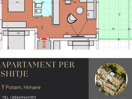 🏡 Apartament për shitje në Golden Stone Residence – Potam, Himarë