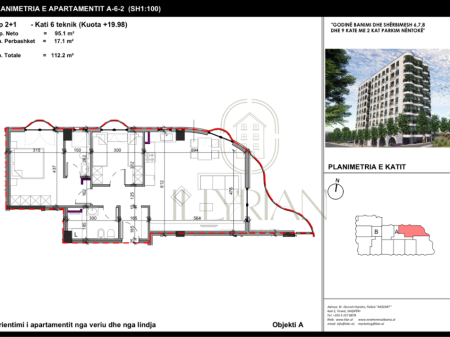 Apartament Ekskluziv 2+1 në Tiranë – Hapësirë e Madhe & Dizajn Modern