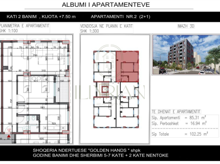 Apartament Modern 2+1 në Paskuqan – Hapësirë, Komoditet dhe Investim i Sigurt