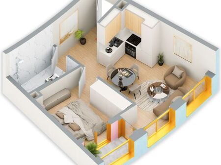 Shes apartament tek Rezidenca Ballada,Farke.Ulet cmimi nga 111.000 euro ne 94.000 euro.Oferte momentale!
