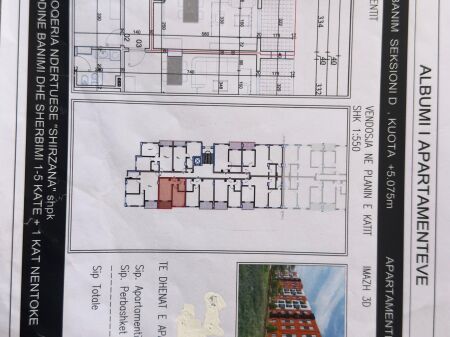 Shitet apartament 1+1 Paskuqan