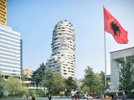 SHITET✨️: 1+1+2wc & Ballkon Gjigand 📍Qender, Tirana's Rock | 574,000€ | 4500€/m2 🔥 Ndertim V.2026