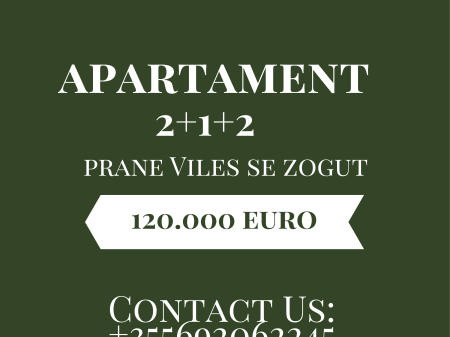Per shittje apartament 2+1+2 Prane viles se zogut