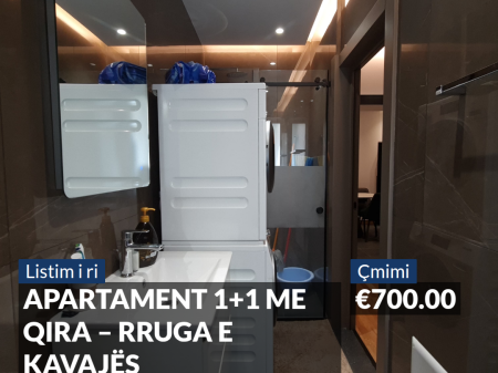 APARTAMENT 1+1 ME QIRA – RRUGA E KAVAJËS