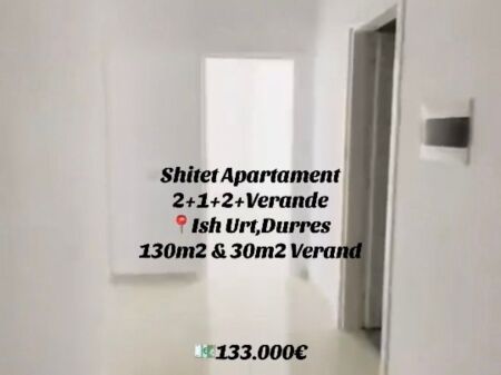 Shitet Apartament 2+1+2+Verand