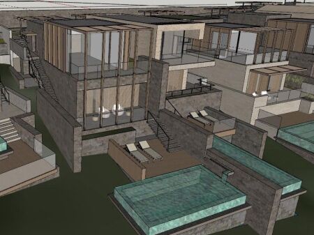 Vile twin me pishine per shitje ne green coast