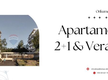 🌊Apartament 2+1 & Verand në Orikum – pranë detit!