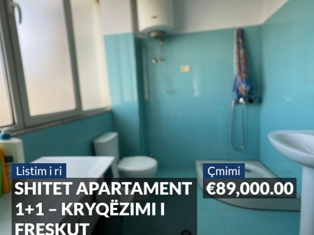 SHITET APARTAMENT 1+1 – KRYQËZIMI I FRESKUT