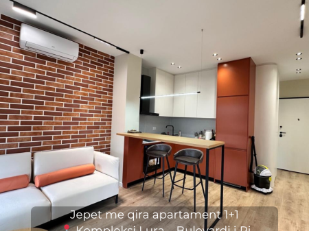 Apartament me qira 1+1 📍 Kompleksi Lura – Bulevardi i Ri