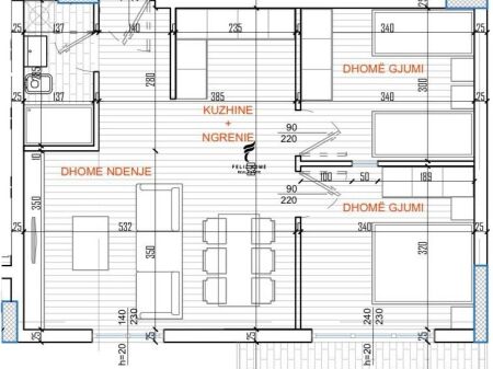 IN VENDITA APPARTAMENTO 2+1 ISH PARKU 14.800.000 LEKE FH-71237