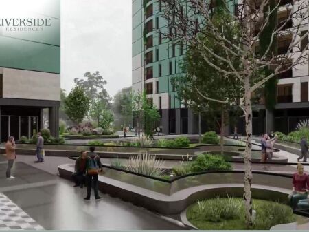 APARTAMENT NË SHITJE 2+1+2 TE Riverside Residence (Ish Parku)**