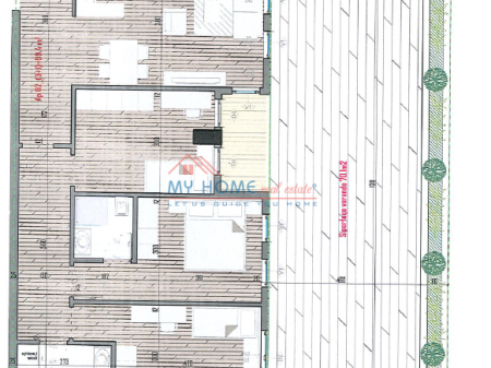 Apartment 3+1 for Sale at Univers City in Tirana