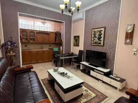 🏢Dinamo Stadium, near Miele Shop, a 2+1 furnished apartment is for rent, 70,000 Leke