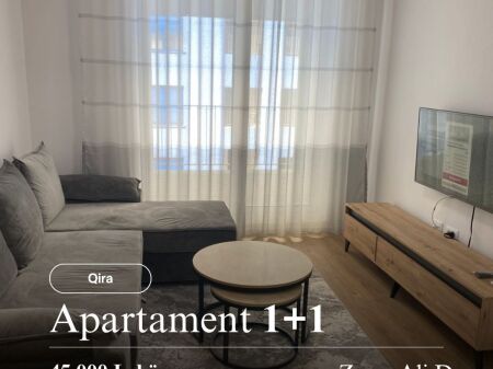 APARTAMENT 1+1 ME QIRA – REZIDENCA KAIMI, ALI DEMI, TIRANË 🏢