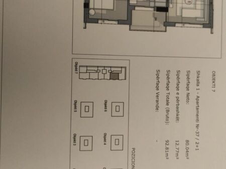 APPARTAMENTO 2+1 IN VENDITA - VIA 5 MAJI, TIRANA