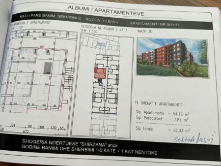 VENDESI APPARTAMENTO 1+1- PASKUQAN , TIRANA