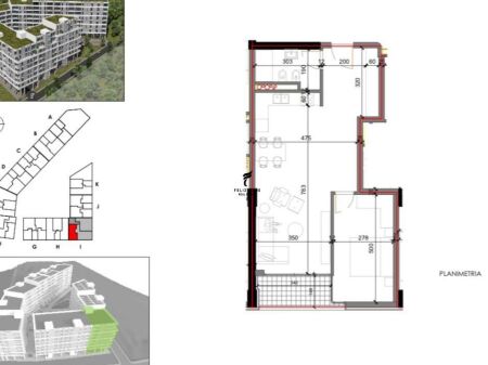 SHITET APARTAMENT 1+1 SHKOZE 91.500EURO FH-72377