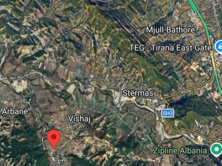 TERRENO IN VENDITA 7000 M2 - Vishnje, Tirane