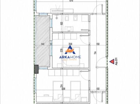 SHITET APARTAMENT 3+1 "PASKUQAN,BRITTISH REZIDENCE" 172.800 EURO
