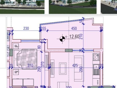 Appartamento 1+1 in vendita a Dhermi presso Harmonia