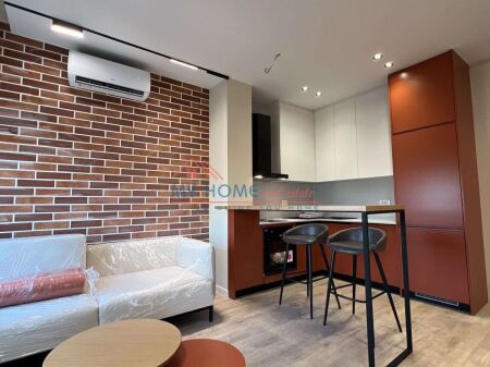 Apartment 1+1 + Parking Space for rent at the Train Station in Tirana