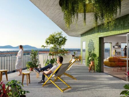 Apartament për shitje Vlorë Shqipëri 500 metra larg detit, Ndërtesë e re